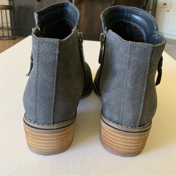 Blondo Boots Womens Liam Ankle Bootie Waterproof Grey Suede Casual Size 7 - Picture 9 of 13